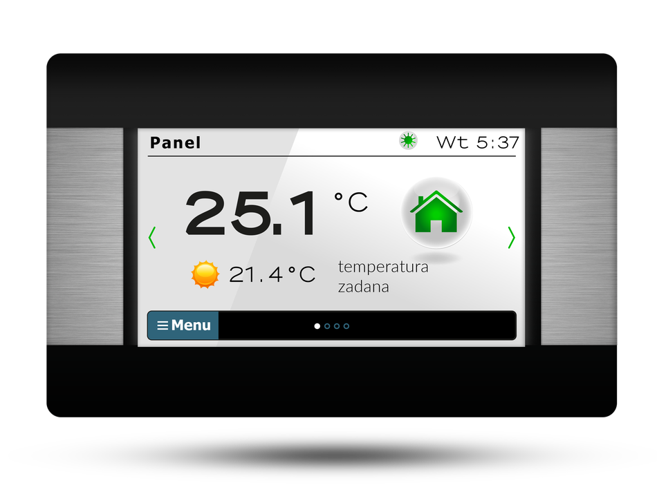 Panel pokojowy ecoSTER Touch przewodowy