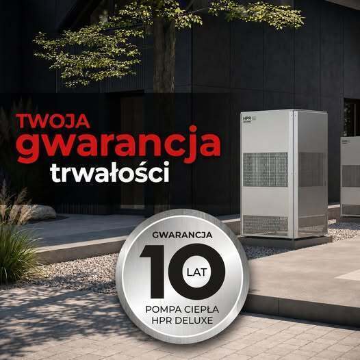 Pompa ciepła HPR Deluxe z 10-letnią gwarancją!